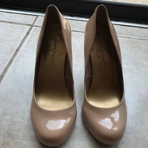 Jessica Simpson Calie Heels Size 9.5 wide width